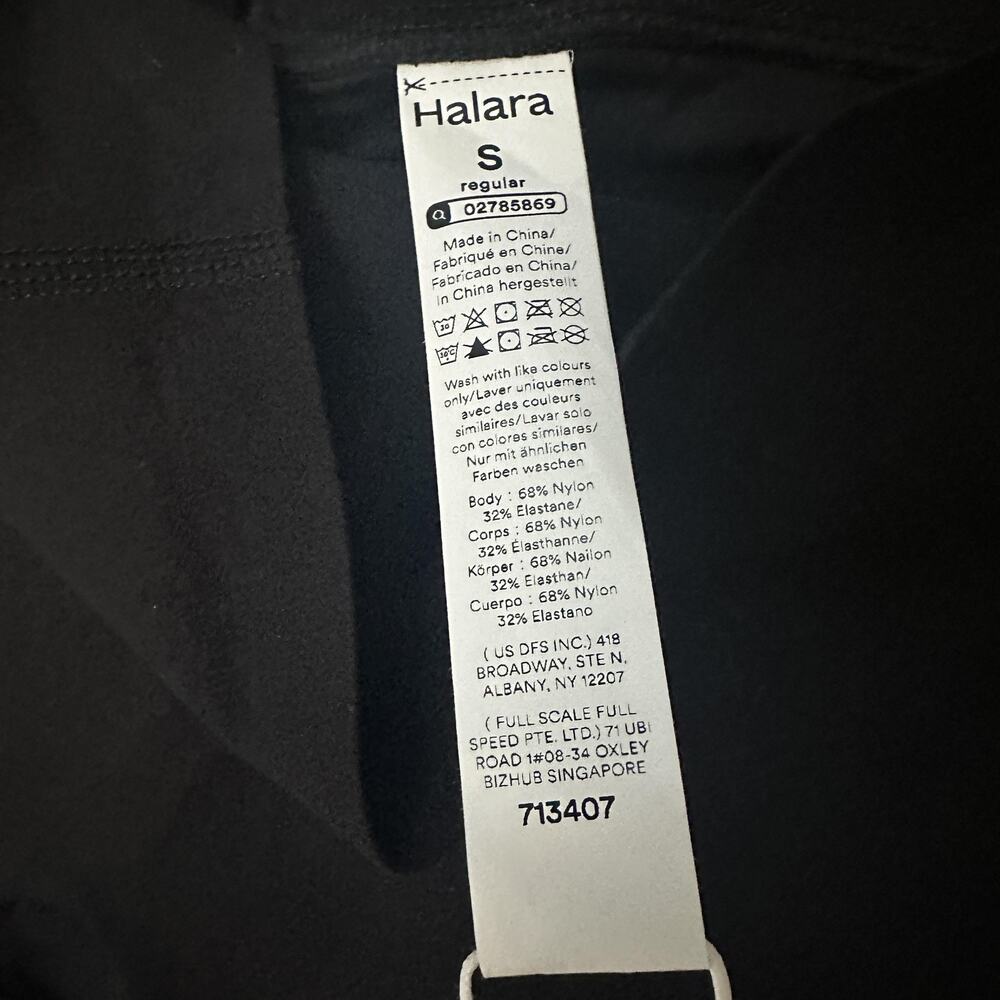 Halara Leggings Womens Small Black UltraSculpt Flare High Rise Pockets Yoga - Picture 8 of 13